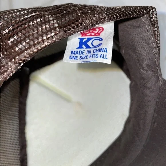 Raging Cow Snapback - KC Brand Hat - Mesh - Trucker Style Hat - Brown - Picture 5 of 5